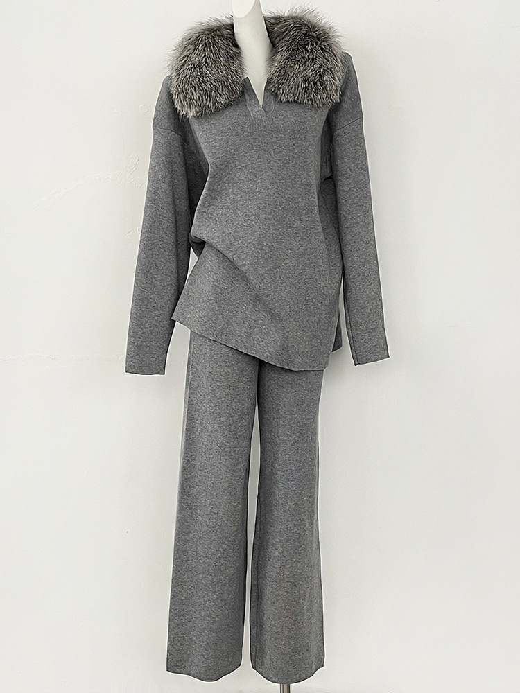 Knitted set for leisure
