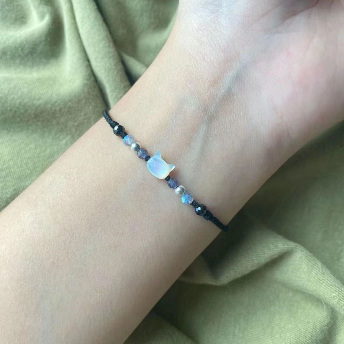 Drawstring Bracelets Classification Cartoon Style Round Plastic Polyester Wholesale Drawstring Bracelets