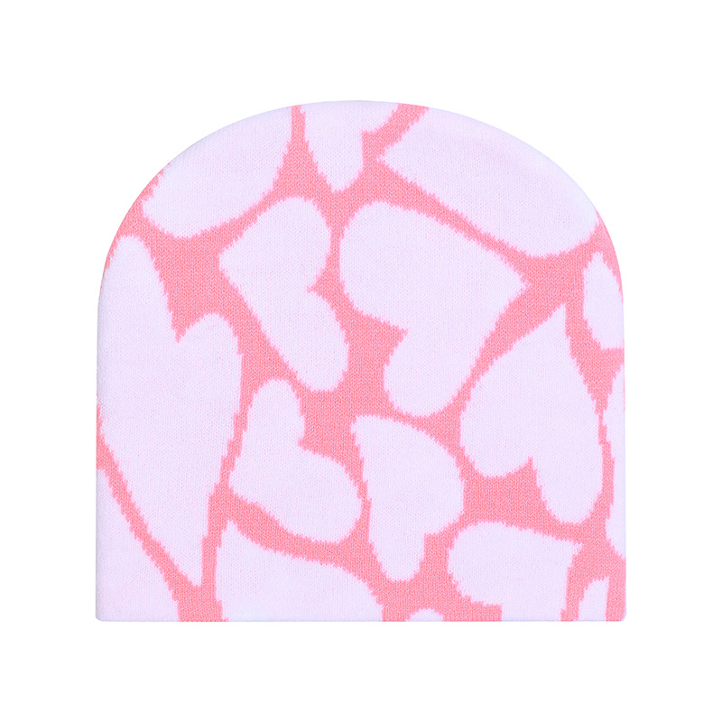 Women's Simple Style Heart Shape Eaveless Wool Cap display picture 7