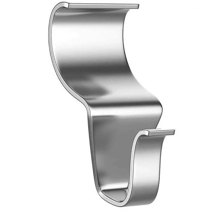 Виниловый подвесной крючок, креативный крючок для скрытого стыка стеновой панели из виниловой доски, крючок для зазора в стеновой панели из нержавеющей стали.