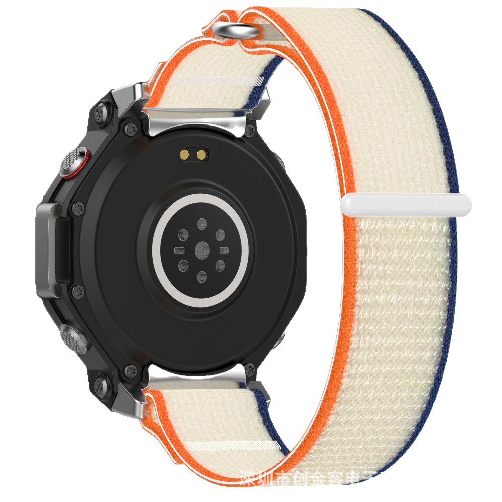 Aplicable para Huami Amazfit T-REX3 tiranosaurus tercera generación correa de velcro de diámetro de campo al aire libre de nylon