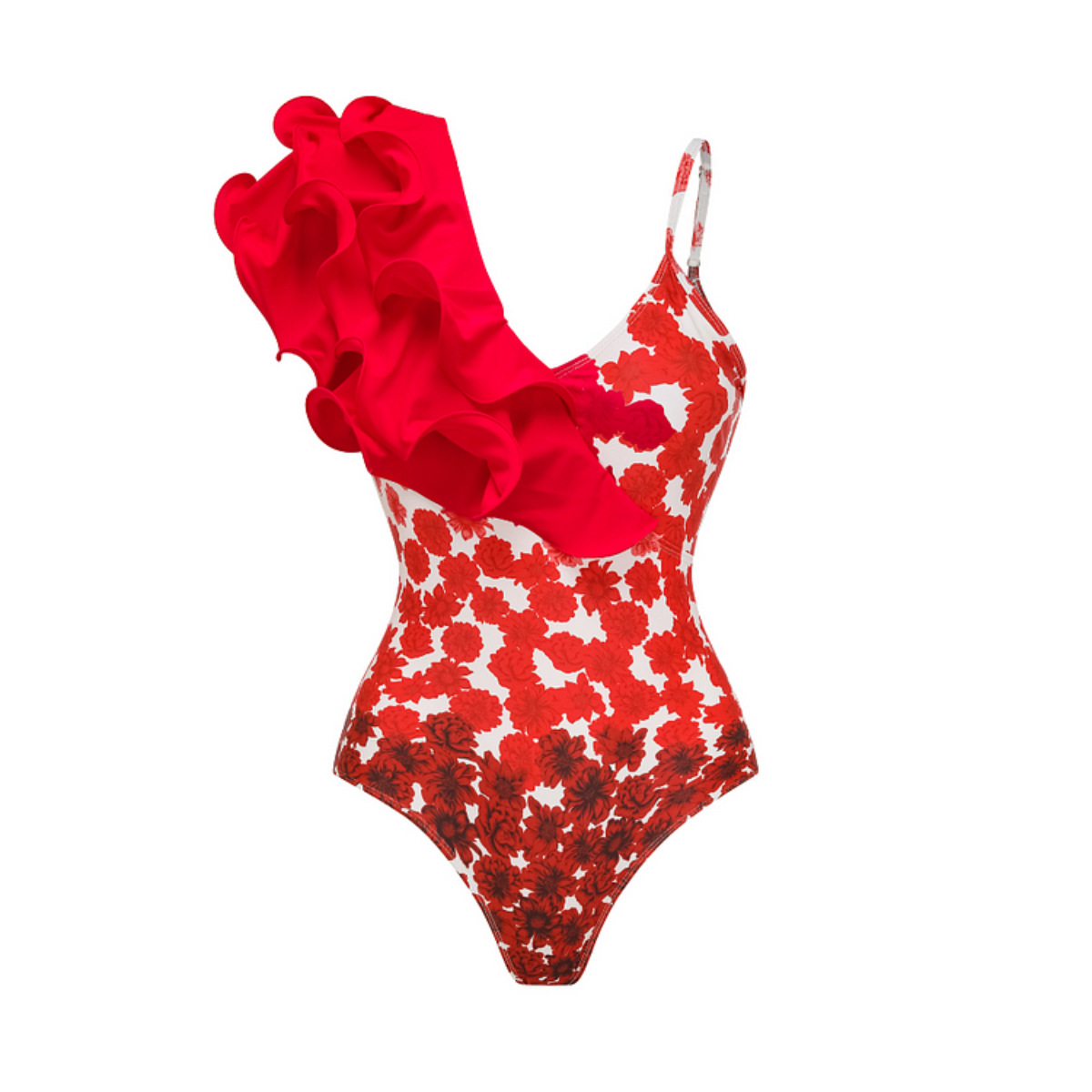 Femmes Vacances Petites Fleurs Ensemble 2 Pièces Une Seule Pièce Maillots De Bain display picture 3