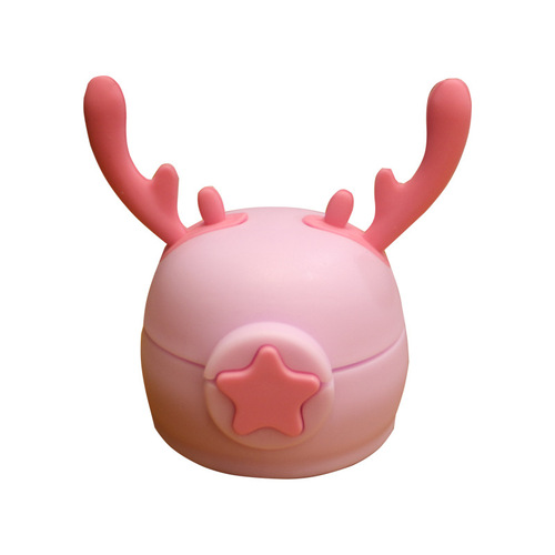 Antler children's thermos cup lid, straw cup lid, commonly used kindergarten kettle and cup lid, non-leakable accessories