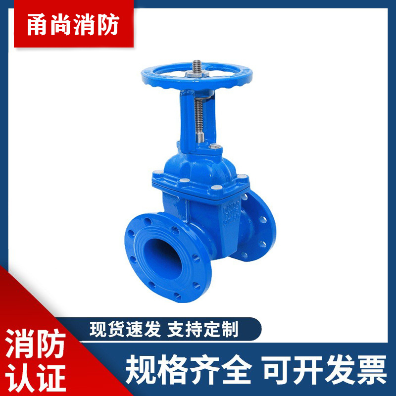 消防阀门 法兰明杆软密封闸阀 球墨铸铁材质 DN50-DN600