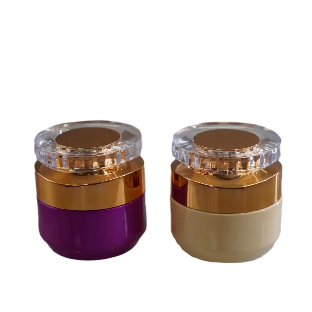 Tiktok popular corazón Sharp botella cosmética traje cosmético 50g/30g botella de crema botella de loción botella de vidrio