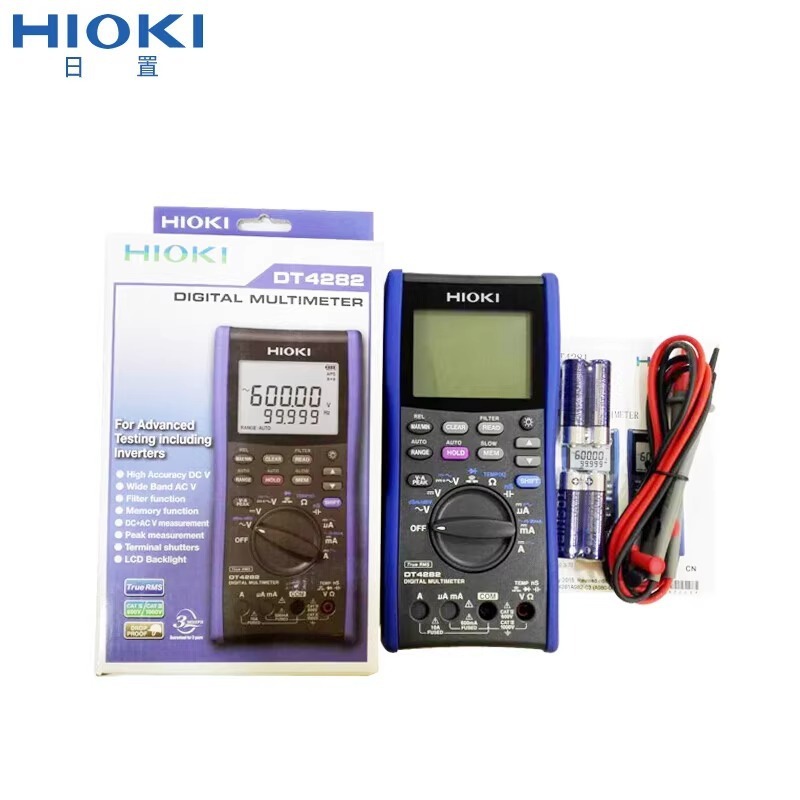 HIOKI 日置 DT4282 デジタルマルチメータ 高精度バックライトハンドヘルド真の実効値マルチメータ マルチメータ|undefined