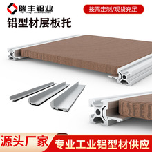铝型材层板托支架2020板材3030固定件桌面木板框架4040连接件欧标