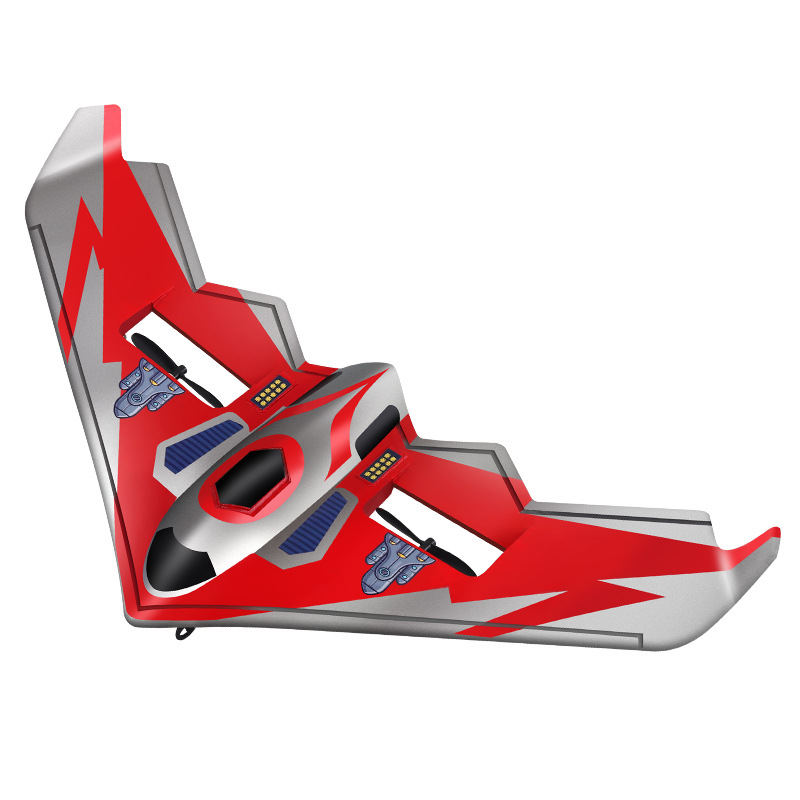 Avión de espuma transfronterizo 2.4G planeador de larga duración EPP resistente a la caída fuselaje LED avión de control remoto de luces nocturnas