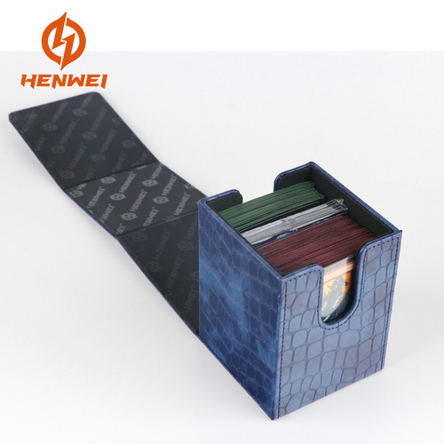 Henwei PTCG Pokémon Trading Card Game PU Leather Card Box Game of Thrones Storage Box