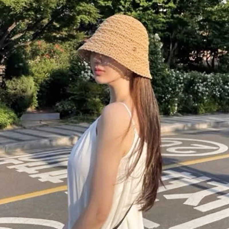 Summer woven Japanese sun hat