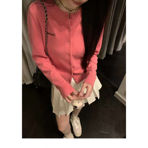 Women's Spring 2025 Knit Cardigan, Gentle and Elegant Top, Chanel-style Fashionable and Versatile Sweater Outerwear