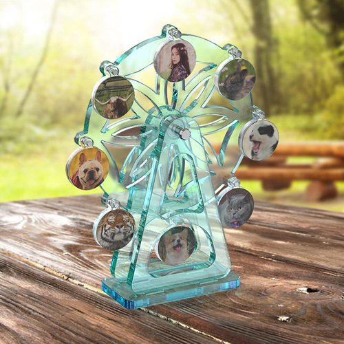 Poppy DIY Crystal Glue Mold Creative Fun Ferris Wheel Table Ornaments Silicone Mold Wholesale