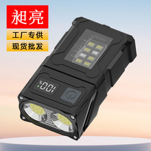 多功能手电筒充电便携长续航夹帽灯户外专用工作灯大功率LED头灯