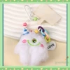 Simple color chain with big eyes-white