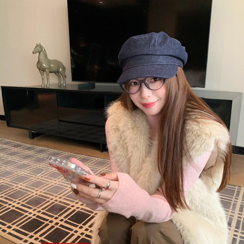 Furry Vest Women's Autumn and Winter 2025 New Cashmere Vest Jacket Furry Top Outer Wear