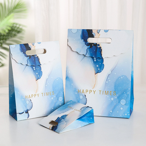 Ins style simple handbag gift bag cosmetics return gift bag clothing shopping bag flip candy gift bag