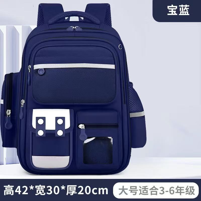 跨境外贸卡皮巴拉书包大容量小学生减负护脊双肩包可爱水豚书包|undefined