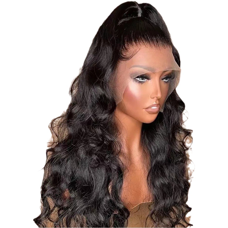 Conjunto de Peluca de encaje frontal Onda de agua Peluca delantera de encaje Pelucas rizadas para mujeres