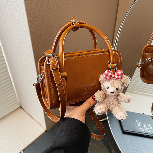 Texture Retro Handbag Women's Bag 2024 Autumn New Fashion Casual Versatile Pillow Bag Single Shoulder Crossbody Bag