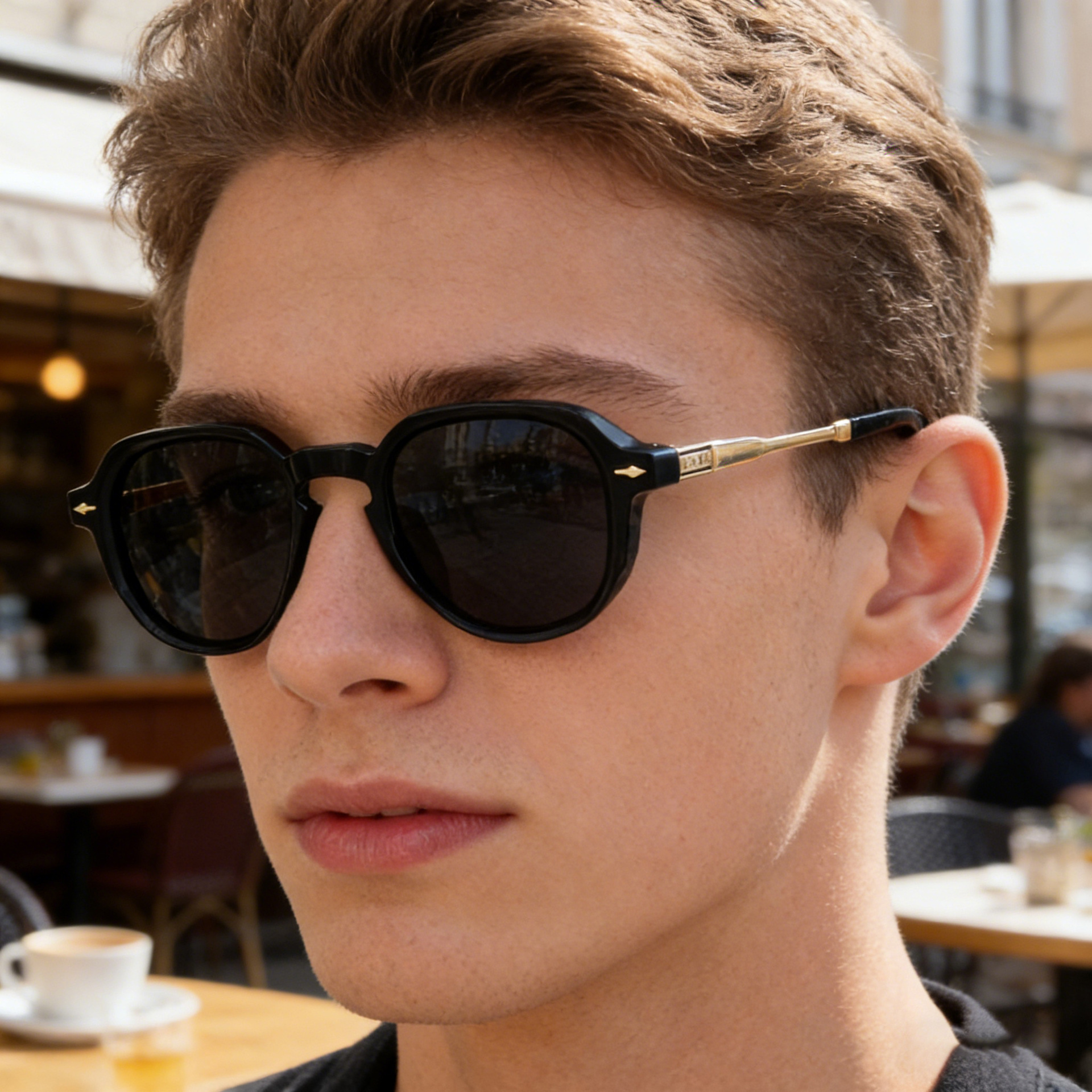 Neue europäische Mode polarisierte Sonnenbrillen vollständiger Rahmen Herren Outdoor-Sonnenbrillen Herren kleiner Rahmen Brille Sonnenbrillen