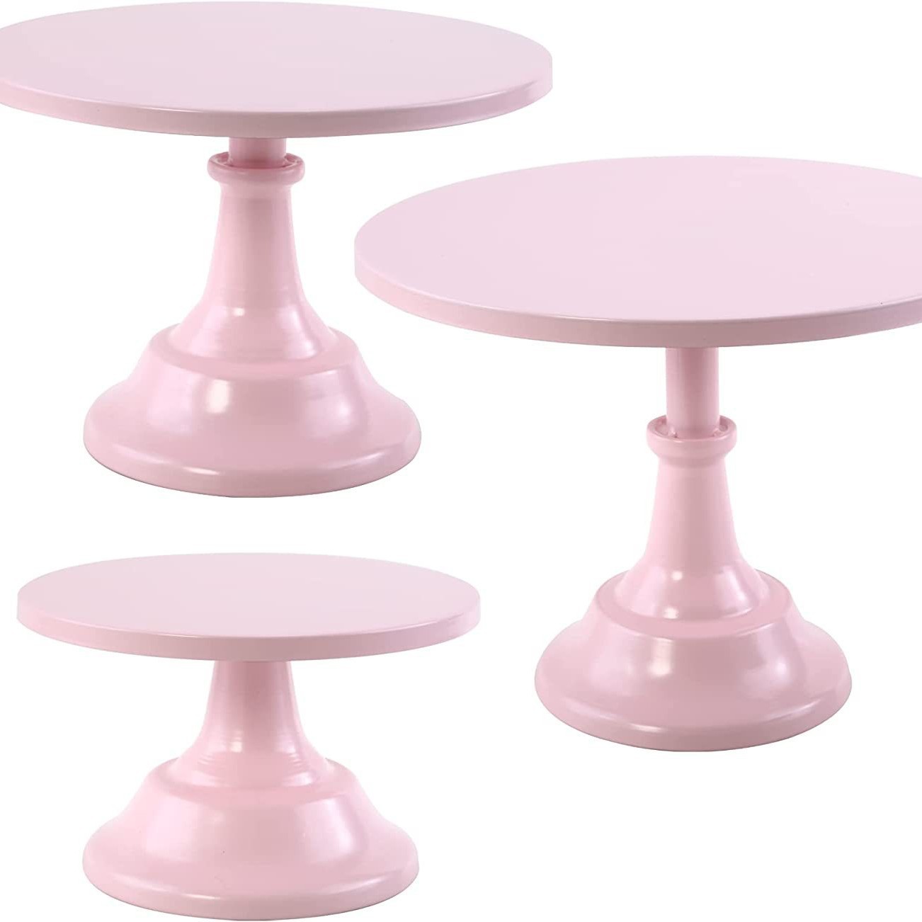 Decoración de mesa de postre bandeja de pies altos bandeja de pastel negro bandeja de frutas bandeja de bocadillos bandeja de pastel de hierro fundido propósitos de boda