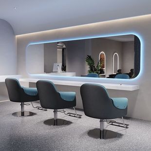 Barber Shop Smart Mirror, Hair Salon Mirror, Bathroom Without Lights, Barber Shop Long Workbench Lighting Trendy Style