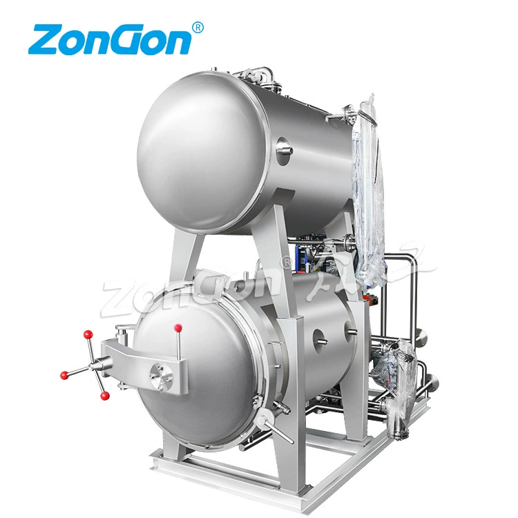 Автоматическая высокотемпературная стерилизация горшок мясные продукты приготовленная еда стерилизационный горшок утка яйцо Кукуруза оборудование для стерилизации Zongzi