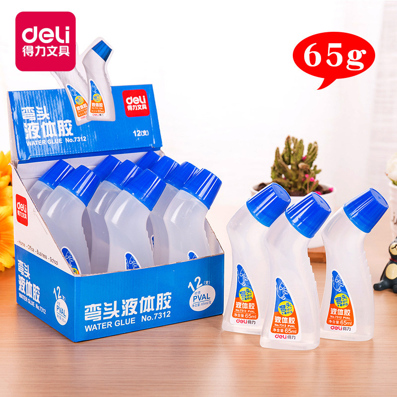 Getle 7312 Liquid Glue Elbow Connector 65ml Student Use Craft Glue Office Supply Wholesale DIY