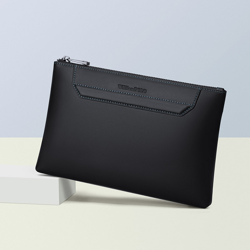 Túi clutch nam cầm tay phong cách thư giãn, kiểu dáng phong bì cao cấp