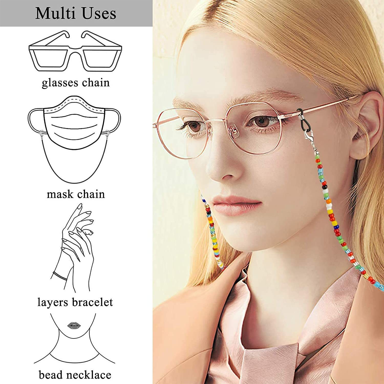 Glass medical mask