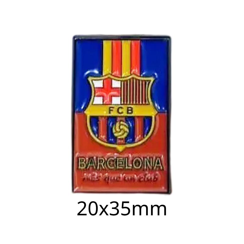 Insignias metálicas transfronterizas, pegatinas para teléfonos móviles, broches, Copa Mundial, Liga de Campeones, club de fútbol, insignias del Real Madrid, insignias del Liverpool al por mayor
