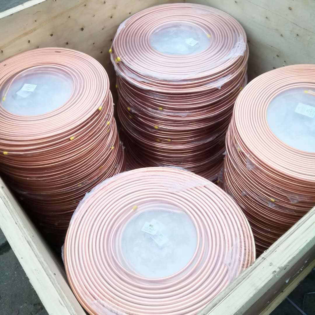 直条盘圆制冷空调紫铜管  现货4*0.5 6*1 8*1 10*1 12*1 14*1mm