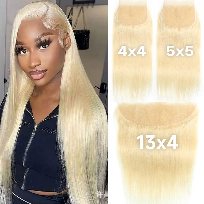 Cross-border wig 13x4 613 blonde lace front human hair Cross-border wig 13x4 613 blonde lace front human hair