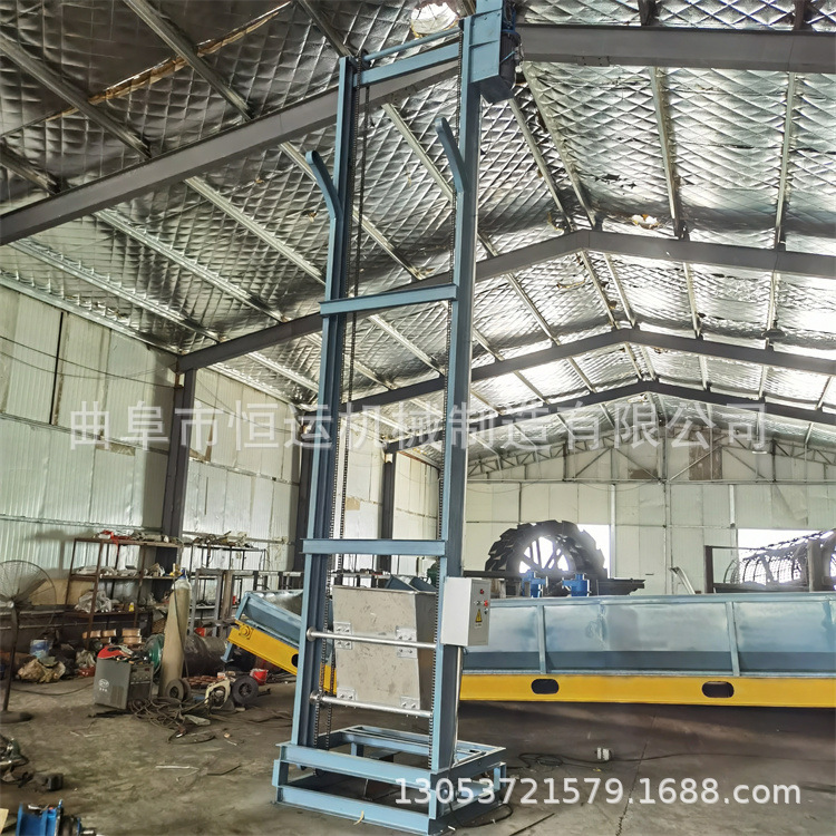 大容量翻斗式上料机 小型单斗提升机 自动卸料垂直提料机