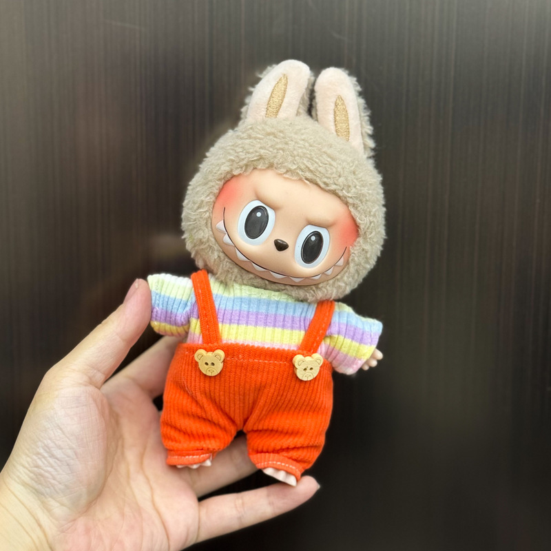 新しいかわいいシュガージェルフェイスラブブドレッシング帽子ペンダントぬいぐるみラブブ人形バッグペンダント|undefined