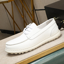 超值全真皮舒适男皮鞋轻底上线系带保暖透气运动休闲皮鞋厂家批发