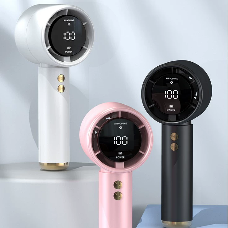 Новый 100-скоростной высокоскоростной ручной вентилятор N68, USB мини-портативный зарядный турбинный вентилятор, настольный маленький вентилятор