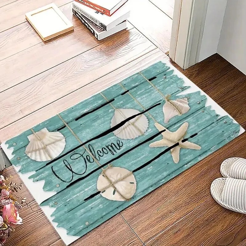 Cross-Border Ocean-Style Floor Mats, American Retro Style Non-Slip and Wear-Resistant Floor Mats, Entrance Bathroom Door Mats Wholesale Cross-Border Ocean-Style Floor Mats, American Retro Style Non-Slip and Wear-Resistant Floor Mats, Entrance Bathroom Door Mats Wholesale