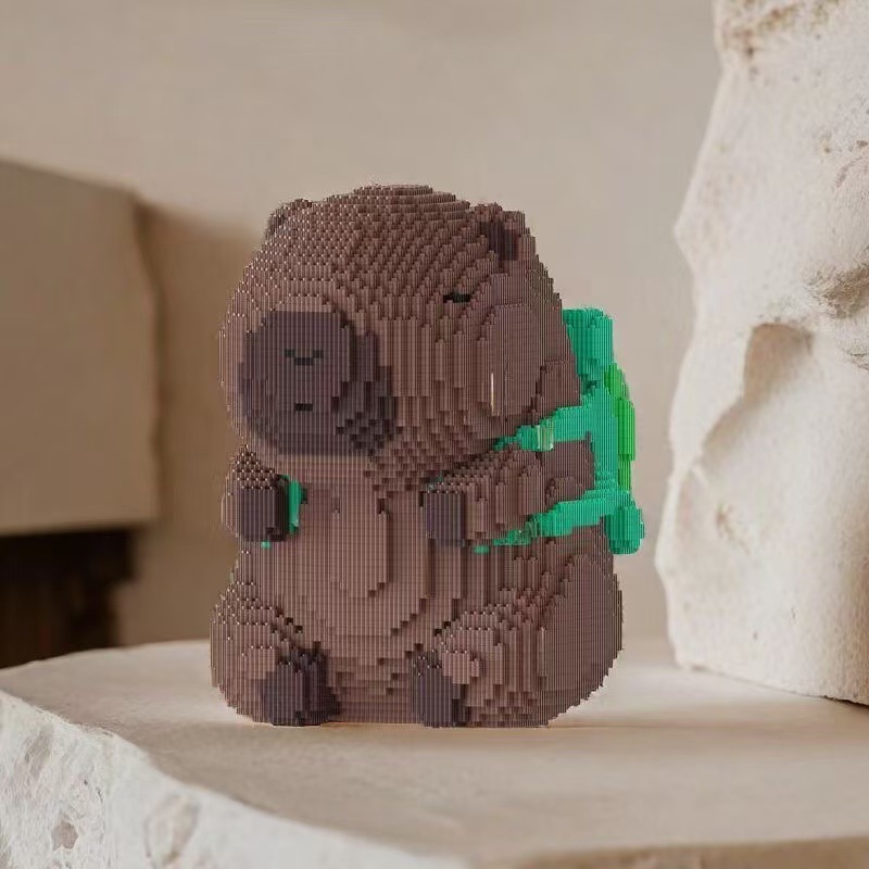 Chao Le Sen ensamblado pellets pequeños juguetes estrella Dailu conejo bloques de construcción niños y niñas puestos al por mayor rompecabezas difíciles