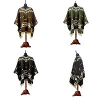 2023 Giao ngay Ngoại thương Kích thước lớn Rộng rãi Giảm béo Định vị Thời trang Áo choàng Tua Phụ kiện Váy Một mảnh Áo choàng Hot Kiểu dáng Bên ngoài