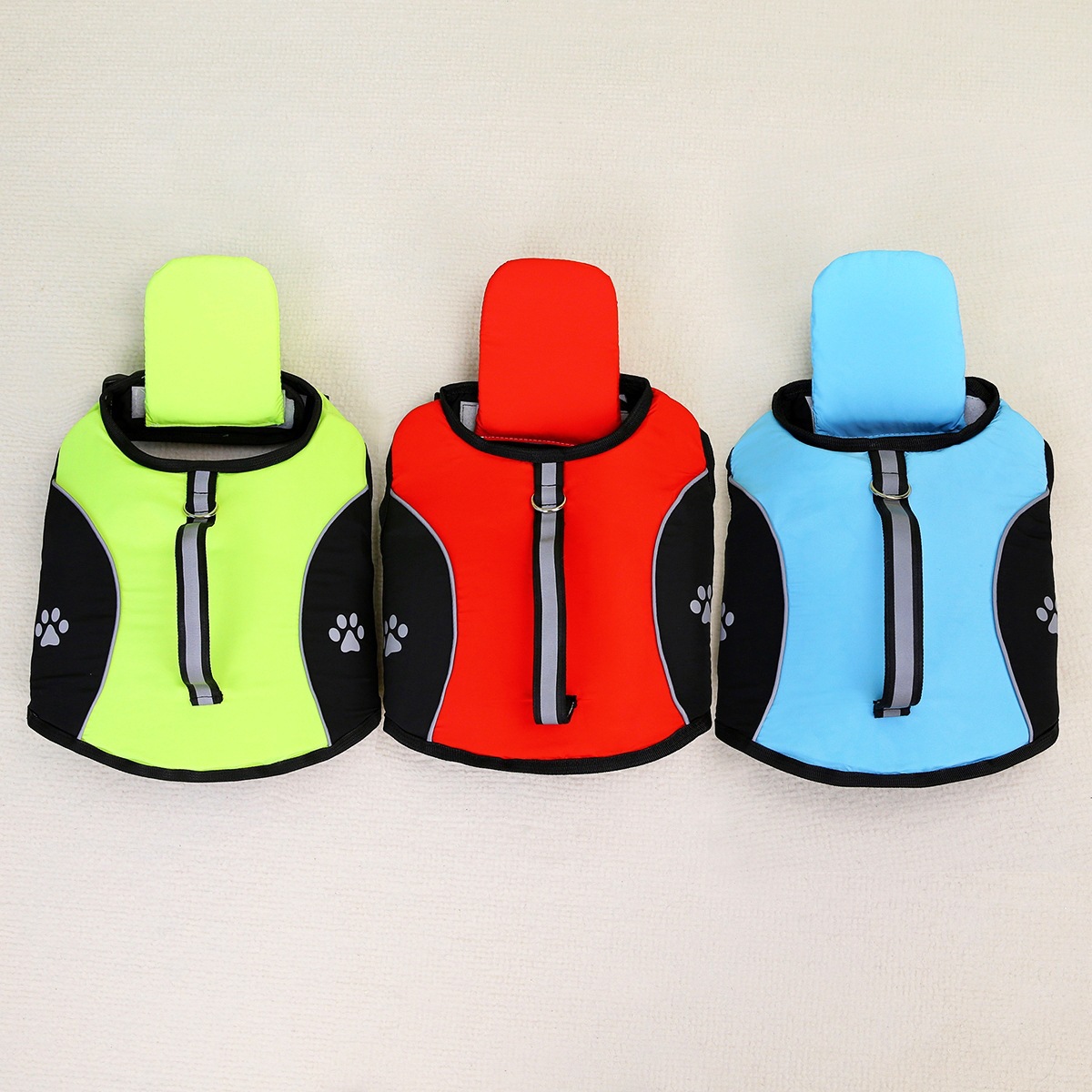 Dog Life Jacket With Leash For Swimming Training And Safety_voghion.com
