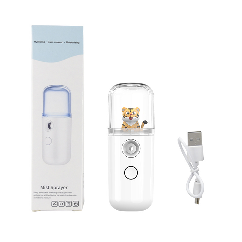 Nano Pulverizador de Bolas Pequeñas, Dispositivo Hidratante Portátil, Humidificador, Vaporizador Facial de Mano, Agua Desinfectante con Ácido Hipocloroso image 33
