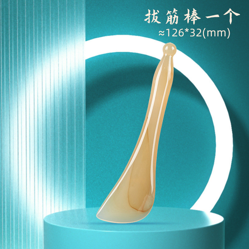 顔のスクレーパーの顔のツールは牛の角の筋を抜く棒の専用の顔の神器の全身の通用をかきます。|undefined