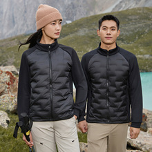 羽绒内胆男女90绒冲锋衣内胆可单穿户外加厚保暖登山骑行服冬批发