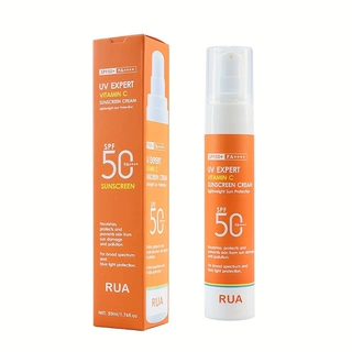 RUA跨境TK爆款Temu防晒霜维生素C防晒霜防晒乳6063