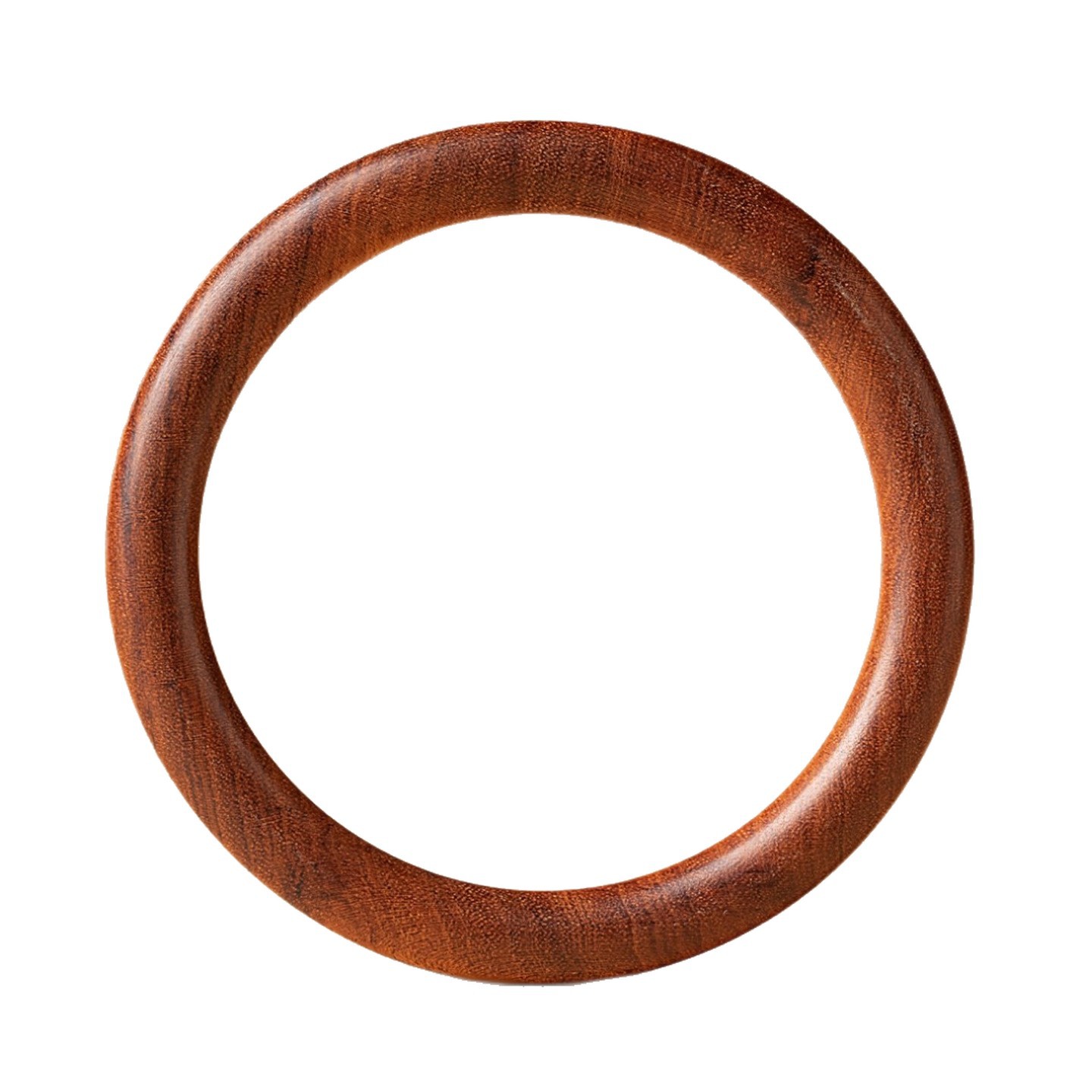 Natural Peach Wood Bracelet for Women, Sandalwood Redwood Round Plain Wooden Bracelet, Simple Chinese Style Imperial Concubine Bracelet, Light Luxury Cultural Jewelry