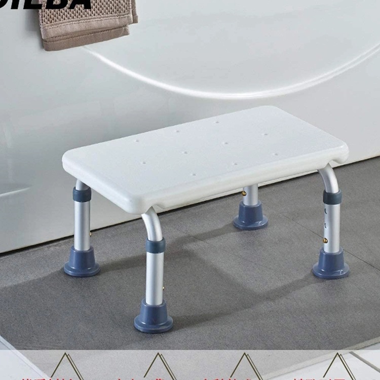 Tubo de aluminio de fábrica ajustable altura bañera soporte taburete paso ancianos mujeres embarazadas baño Baño antideslizante escabel