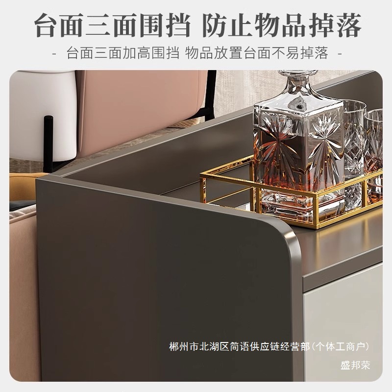 Fábrica de venta directa armario de té armario de comedor armario moderno simple sala de estar contra la pared integrada caja de almacenamiento