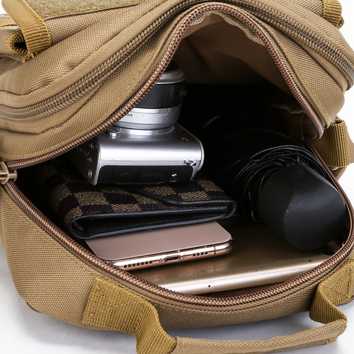 【Small Batch Wholesale】Cool Walker New Crossbody Bag Outdoor Camouflage Tactical Bag Lightweight Chest Bag Multifunctional Backpack