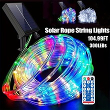 W 88014 Solar Rainbow Tube Lights ̫���ܲʺ�ܵ�����ͨŷ